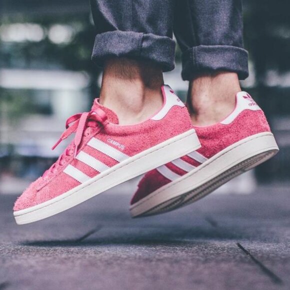 Adidas semi solar PINK CAMPUS RARE CLASSIC BZ0069 PINK SUEDE RARE 9.5 US - Picture 7 of 11
